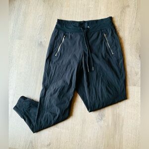 Athleta Black Joggers with Zippered Pockets Size: 2